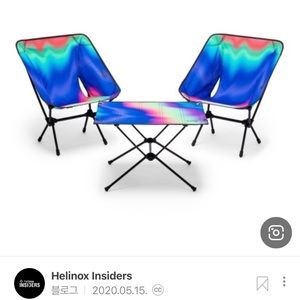 Helinox OFF ROUTE FEST camping chiars and table set